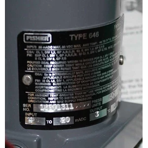 fisher 646 electro-pneumatic transducer-1