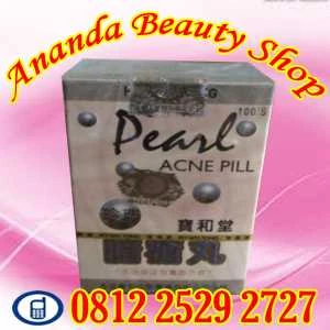 obat jerawat herbal alami permanen kapsul pearl acne pill natural asli-2