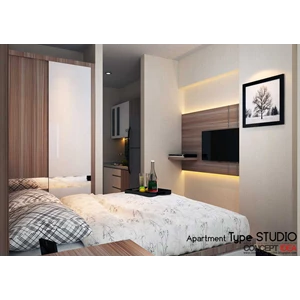 paket interior apartment studio surabaya-3