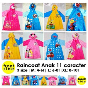 grosir jas hujan anak karakter terusan (supplier)