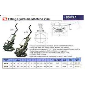 vertex hydraulic machine vise vh-6-2
