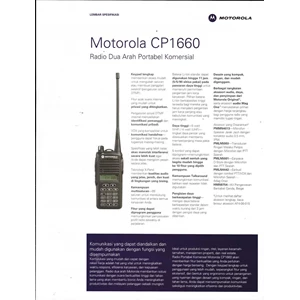 radio ht motorola cp 1660-2