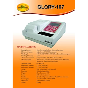 semi automatics analyzer glory 107