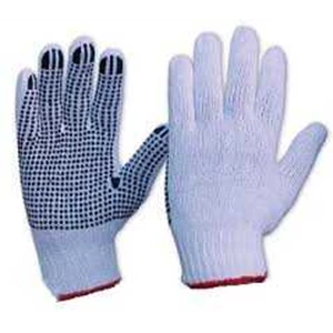 hand glove cotton knit polkadot, hub : 087886601444/ 08561807625-4