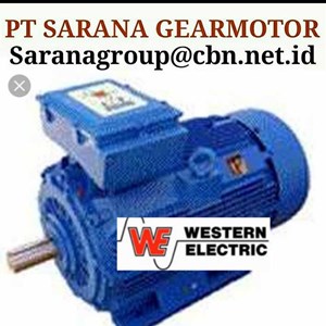 western electric motor pt sarana gear motor 50 hz