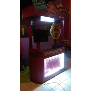 booth stand, booth counter, booth display