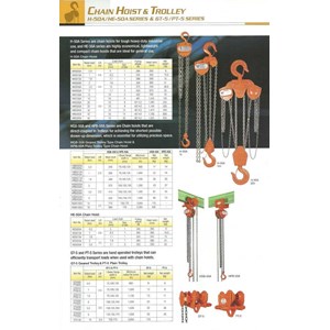 chain hoist manual nitchi h-5a & chain hoist manual nitchi he-50a.-1