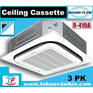 ac 3pk daikin cassette daikin round flow : fcnq26mv14+rnq26mv14-7