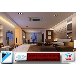 ac 3.5 pk daikin cassette round flow 3.5 pk : fcnq30mv14+rnq30my14-4