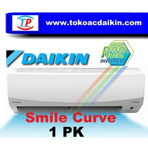 ac 1 pk daikin split inverter smile curve : ftkc25nvm4+rkc25nvm4-7