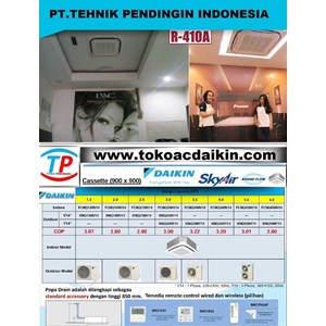 ac 3 pk cassette round flow daikin inverter : rzr71lvvm4+fcq71luv14-6