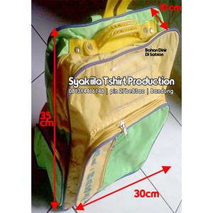 konveksi tas sekolah bandung bahan dinir sablon-4