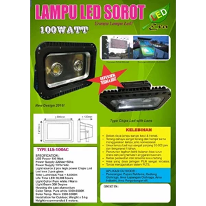 lampu sorot led 100w ( flood led )