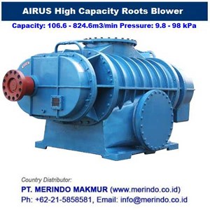 airus rotary blower ( hdl series tinggi kapasitas lobe blower)-3