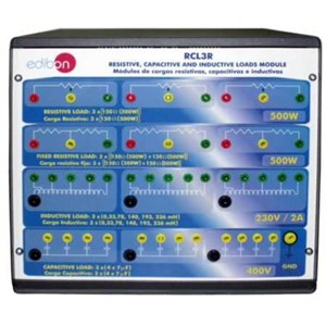 loads rcl3r. resistive, inductive and capacitive loads module