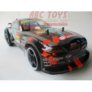 rc drift v max turbo electric 2,4 ghz ford mustang orange-4