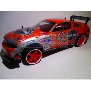 rc drift v max turbo electric 2,4 ghz ford mustang orange