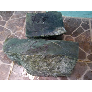 nephrite jadeide, batu giok nephrite - rough-2