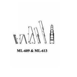 tangga ladder teleskopik aluminium dalton ml-613