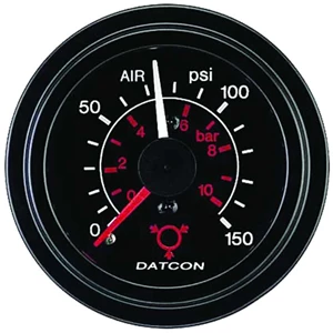datcon dual pressure -air (mechanical) p/n 100250 scale 0-150psi