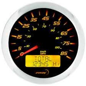 datcon speedometers p/n 115227 scale 85 mph/130 kph