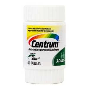centrum multivitamin regular 60 tablets.