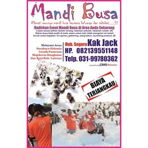 mandi busa seru