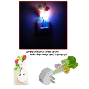 lampu jamur led sensor cahaya