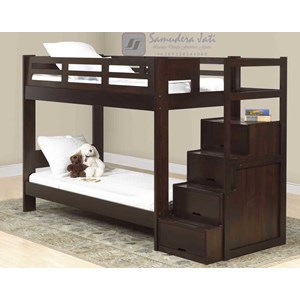 tempat tidur susun minimalis 2 tingkat