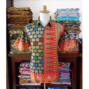 hem printing motif songket