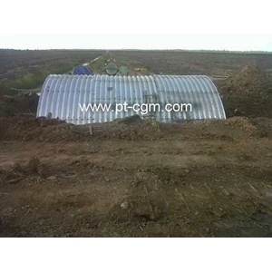 corrugated steel pipe type multi plate arches