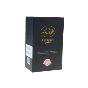 kopi luwak global arabica ground (bubuk) black gift box 200 gram-1