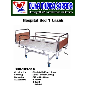 hospital bed 1 crank