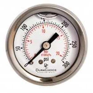 pressure gauge 300psi