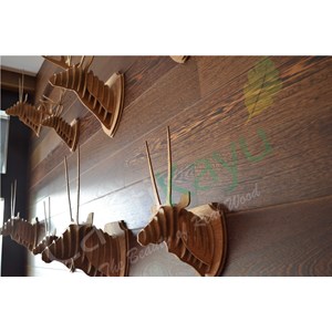 kepala rusa kecil (kayu oak) by cantikayu