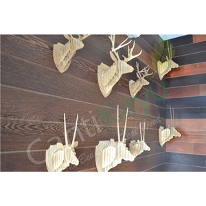 kepala kijang kecil (kayu oak) by cantikayu