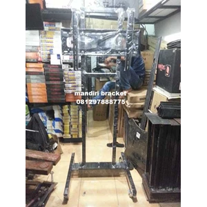 floor stand 2tiang murah aksesoris tv-1