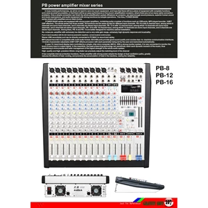 powered stereo mixer pb series-1