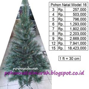 pohon natal murah terbaru 2016 model 16-1