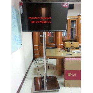 bracket tv stand stainless steel aksesoris tv-4