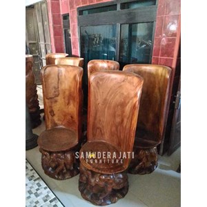 kursi ukir solid trembesi