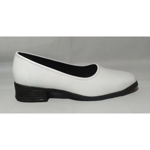sepatu pantofel wanita putih polos-4