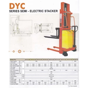 semi electrik stacker dyc-1