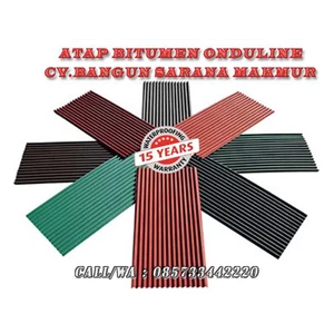 atap bitumen onduline kualitas bagus