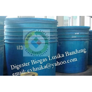 digester biogas fiberglass, degister biogas biodegister