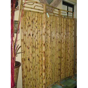 partisi, divider, pembatas ruang bambu-2