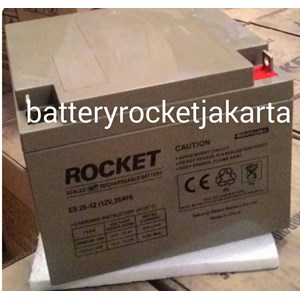 battery vrla rocket es 26-12 (12v, 26ah)
