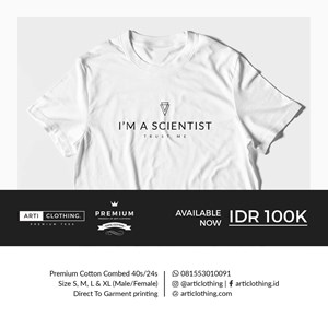 kaos scientist - scientist tee simple life design-2
