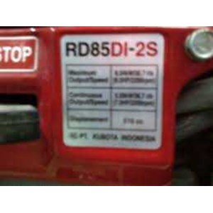 mesin diesel kubota rd 85di-2s