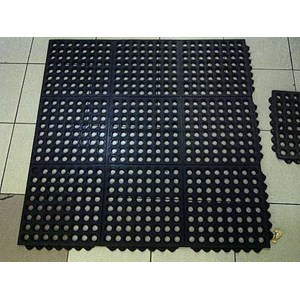 karpet karet interlocking / sunter - jakarta utara